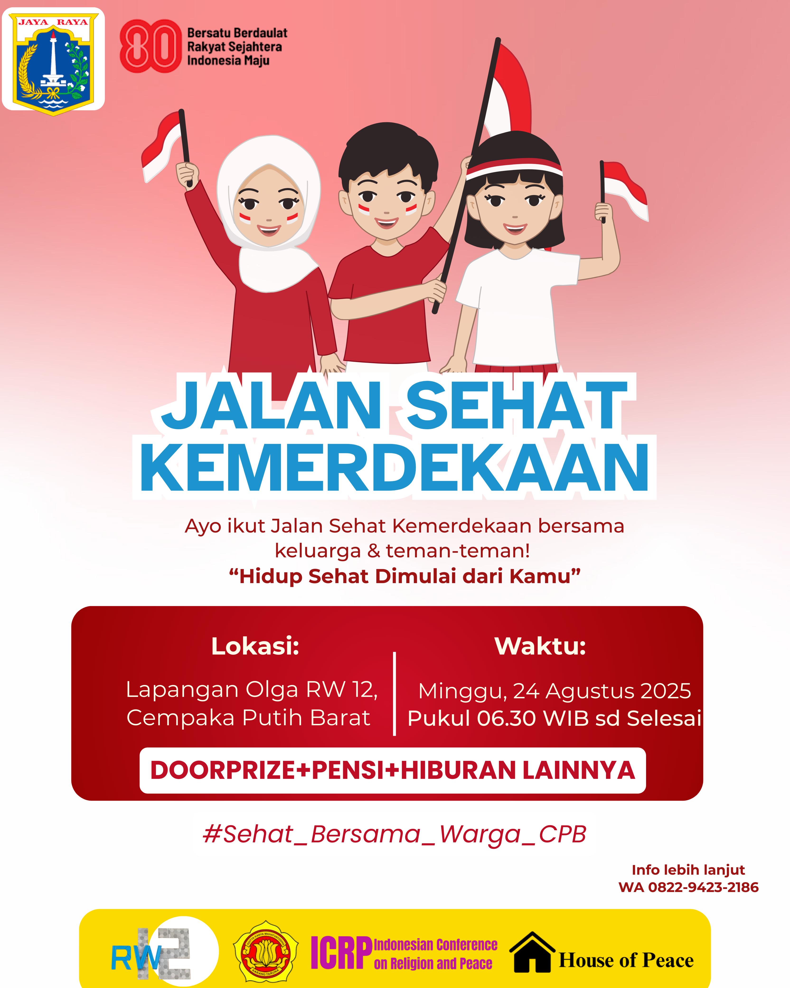 Jalan Sehat Kemerdekaan 80 Tahun RI
